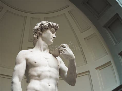 Michelangelo's Sculpture Of David In Florence, Italy Stock Image ...