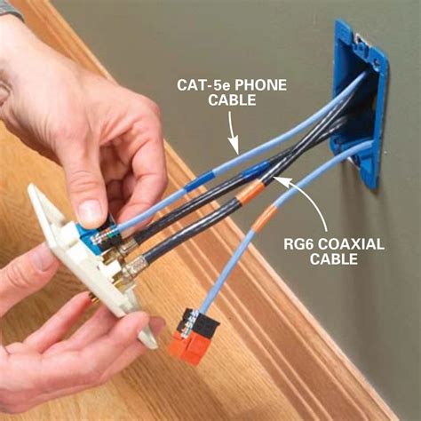 how to put coax cable through a wall - Wiring Work