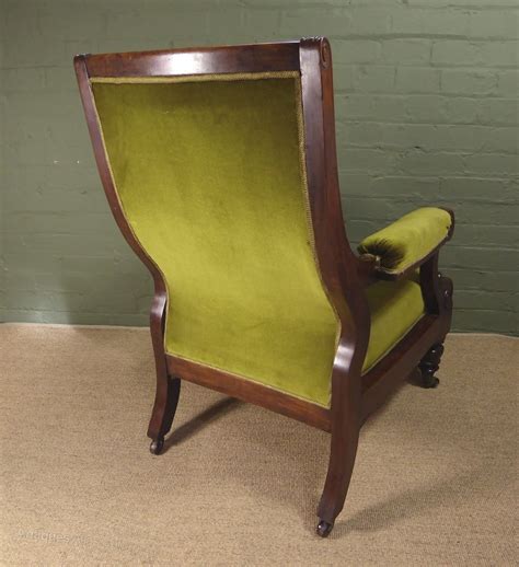 Generous 19th C Library Chair - Antiques Atlas