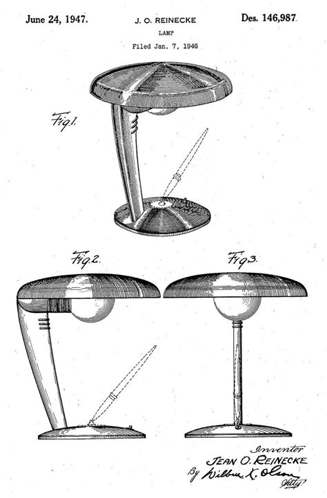 Bel Geddes Machine Age Table Desk Lamp Faries Cobra Streamline Art Deco ...