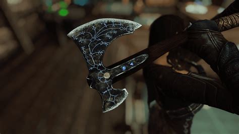 Skyrim Mod adds God of War Leviathan Axe and it is Beautiful