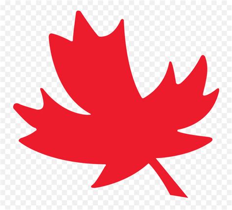 Canadian Maple Leaf Transparent Png - Logo De Canada Png Emoji,Canadian Emoji - free transparent ...