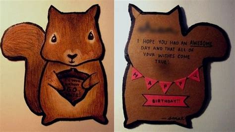 A SQUIRREL BIRTHDAY CARD. | Birthday cards, Birthday, Squirrel