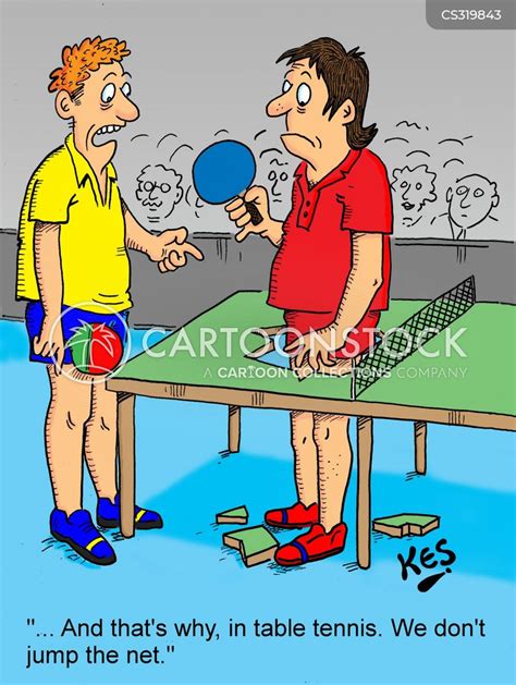 Table Tennis Player Cartoons and Comics - funny pictures from CartoonStock