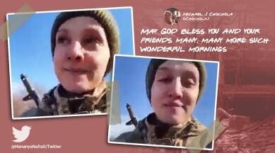 ‘Everything will be fine’: Ukrainian woman soldier’s video fills netizens with optimism ...