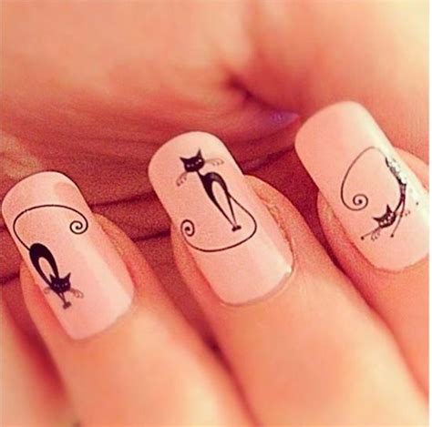 14 Manucures Chats Epoustouflantes Pour l'Amoureux des Chats Qui Est En Vous | Manicure nail ...