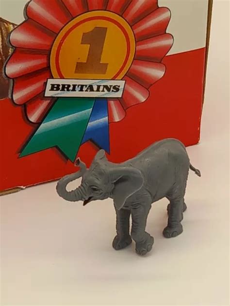 BRITAINS LTD DEETAIL Vintage Baby Elephant 1970s New Old Stock Free Postage $6.49 - PicClick