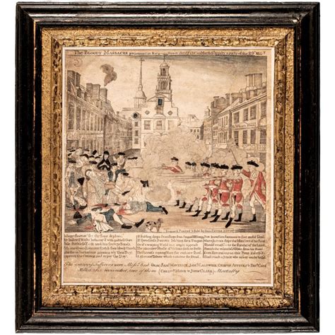 Sold at Auction: Paul (1735) Revere, 1770 PAUL REVERE, The Bloody ...