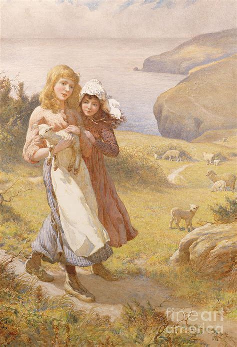 The Lost Lamb Painting by Joseph Kirkpatrick - Pixels