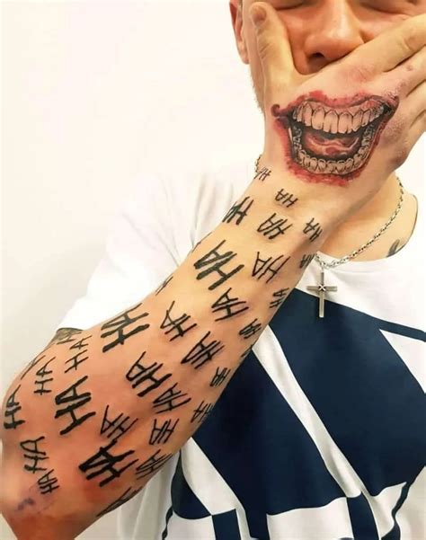 Share more than 69 joker smile tattoo best - in.coedo.com.vn