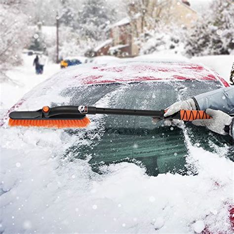 Car Snow Brush Removal Extendable with Ice Scraper and Foam Grip Detachable 2020 | eBay