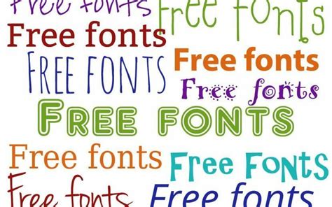 1,000 Free Fonts for Personal and Commercial Use