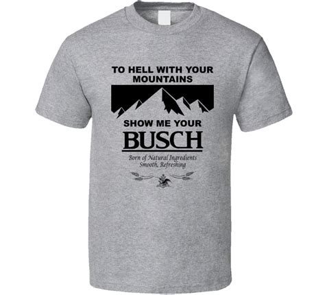 Anheuser Busch Beer Show Me Your Bush Light Color T Shirt [product047] - $19.99 | Bush light ...