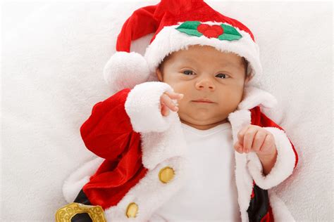 Relaxed Santa Baby Free Stock Photo - Public Domain Pictures