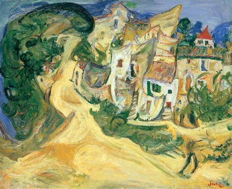 Landscape at Cagnes, ca. 1923-24 | Chaim soutine, Art, Classic paintings