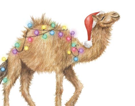 Funny Camel Christmas Card Alternative Festive Hymn Card - Etsy UK