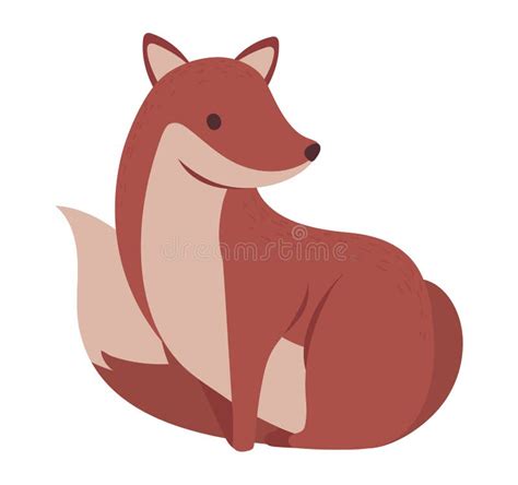 Fox winter animal stock vector. Illustration of forest - 261057146