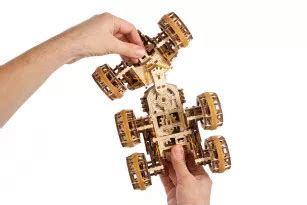 Ugears DIY 3D model kit Manned Mars Rover