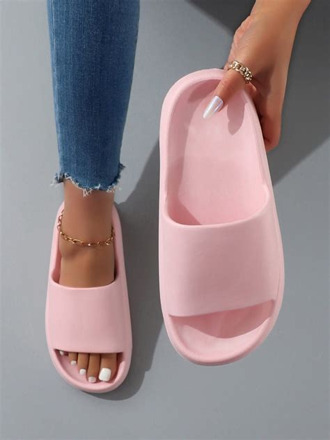 Minimalist Single Band Slides | Women slippers fashion, Girly shoes ...