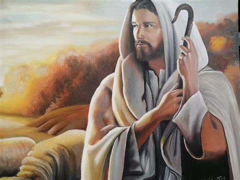 Lord Jesus, Our Shepherd Painting by Selvan Naidoo | Pixels