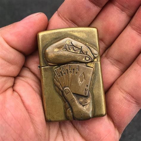 Uira on Instagram: “For sale brass zippo. #antiques #vintage # ...