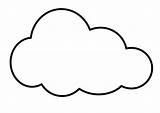 Printable Clouds Coloring Pages sketch template