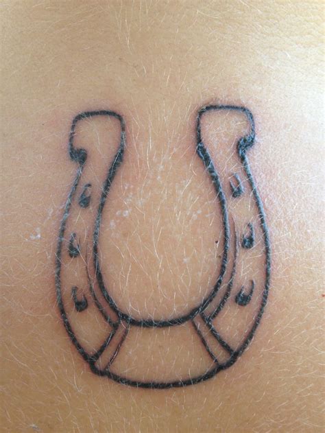 Horseshoe Tattoo | Horse shoe tattoo, Tattoos, Cute tattoos