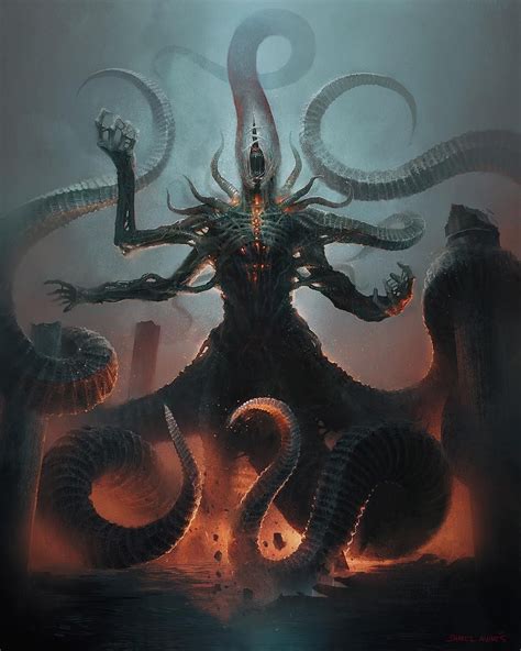 Eldritch Art on Instagram: ““Nyarlethotep The Crawling Chaos. H. P. Lovecraft” • • Artist ...