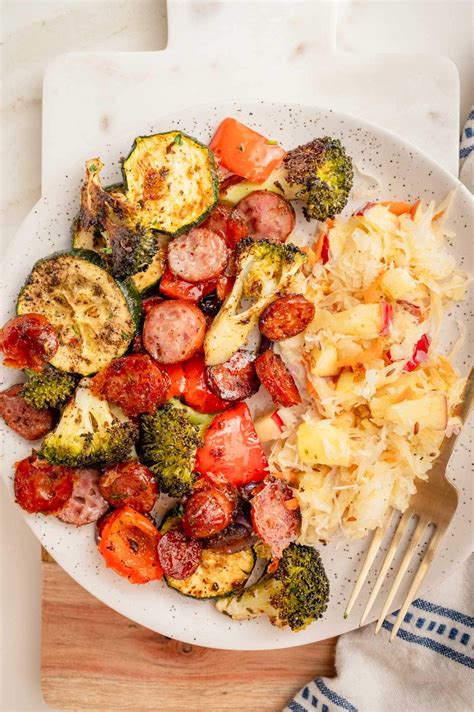 Sheet Pan Sausage and Vegetables - Everyday Delicious