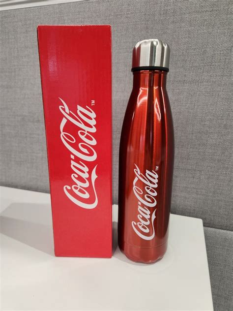 Coca-Cola Stainless Steel Red Water Bottle - SUS304, Everything Else on Carousell