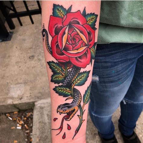 Done by our artist @bart.leonard. . #fountainsquaretattoo #indianapolis #indiana #317 #rose # ...