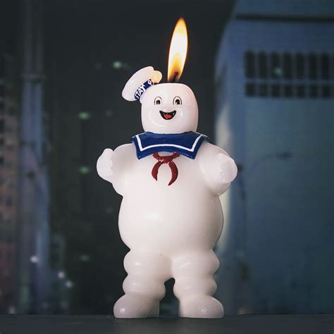 Ghostbusters Stay Puft Candle - GeekAlerts