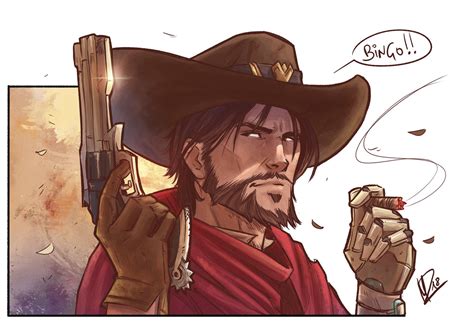 Overwatch - Jesse McCree fanart , Mihai Rotari | Overwatch drawings, Mccree overwatch, Overwatch