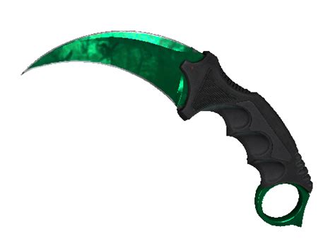 Karambit | Gamma Doppler Emerald — skin on CS:GO/CS2 Wiki by CS.MONEY