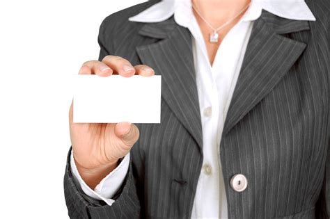 Woman Holding White Card · Free Stock Photo