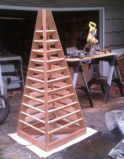 How to build a diy gutter planter pyramid thediyplan – Artofit