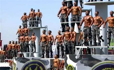 Egypt police's shirtless graduation ceremony looks like a pride parade