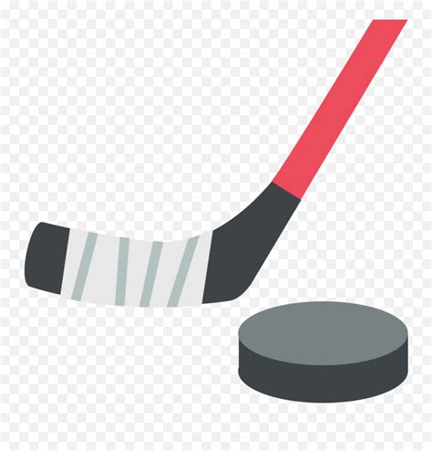 Hockey Emoji Png Clipart - Hockey Stick With Puck,Hockey Puck Png - free transparent png images ...