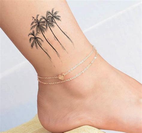 Mini Temporary Tattoo / Palm Trees Tattoo / Beautiful Tattoo - Etsy