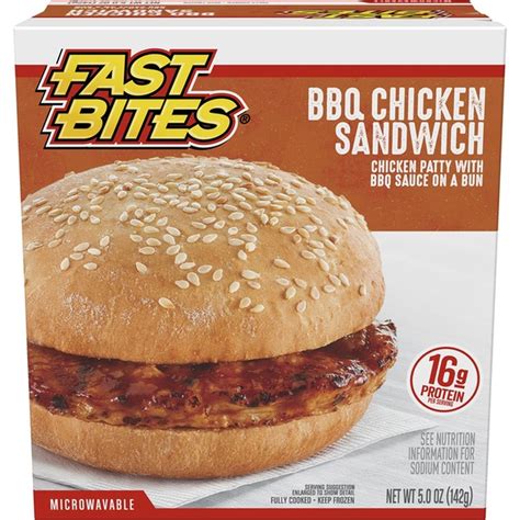 Fast Bites Sandwich, BBQ Chicken (5 oz) Delivery or Pickup Near Me ...