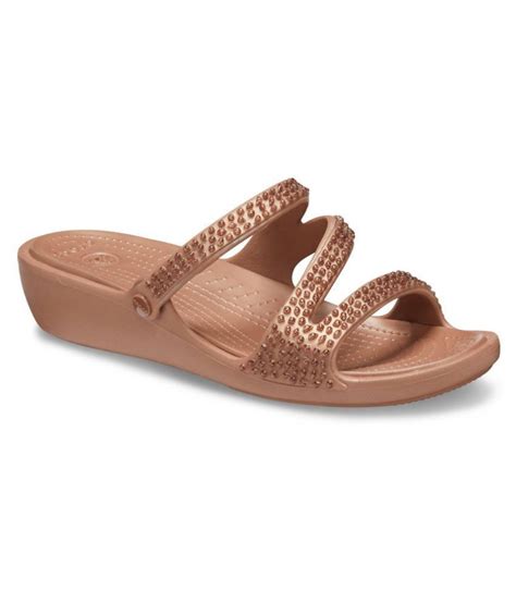 Crocs Brown Wedges Heels Price in India- Buy Crocs Brown Wedges Heels Online at Snapdeal