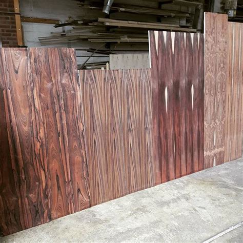 Rosewood is one of our favourite veneer. Each uniquly beautiful panel ...