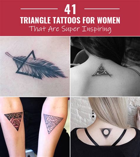 41 Triangle Tattoos For Women That Are Super Inspiring