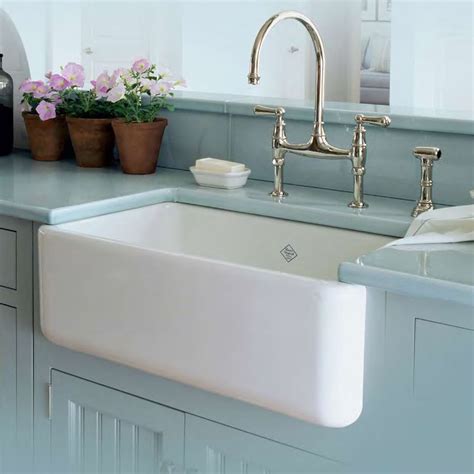 Rohl Shaws 33" Fireclay Farmhouse Apron Sink, White, RC3318WH – The Sink Boutique