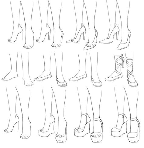 shoes heels compensé ballerines #pointe #shoes #drawing #sketches ...