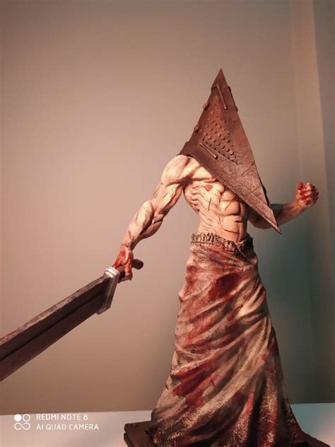 Silent Hill Pyramid Head Statue12'' Horror Decor - Etsy UK