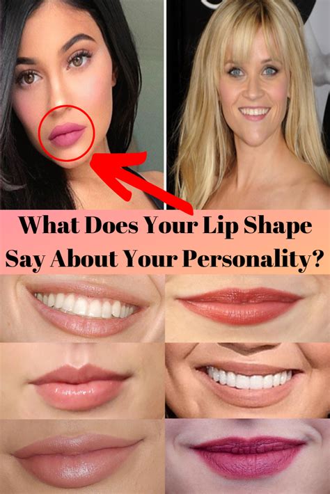 What Does Your Lip Shape Say About Your Personality? | Lip shapes, Lips, Weird shapes