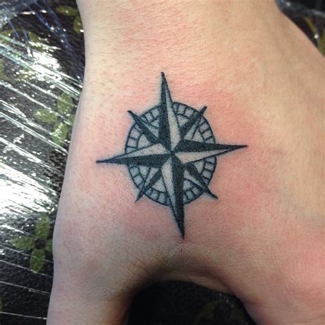 tiny compass star hand tattoo. thanks for looking... | Flickr