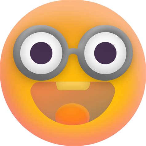 "Nerd Face" Emoji - Download for free – Iconduck