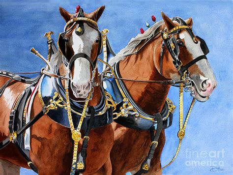 Clydesdale Horse Painting at PaintingValley.com | Explore collection of Clydesdale Horse Painting